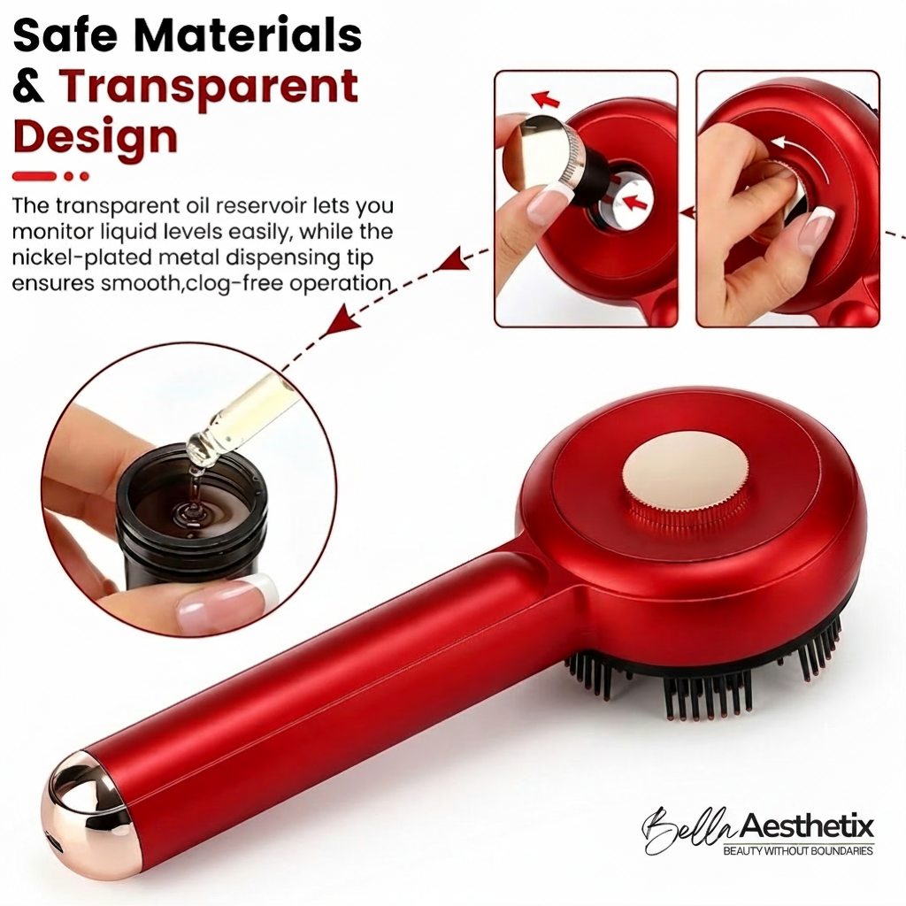 Safe materials and transparent design with correct Bella Aesthetix logo