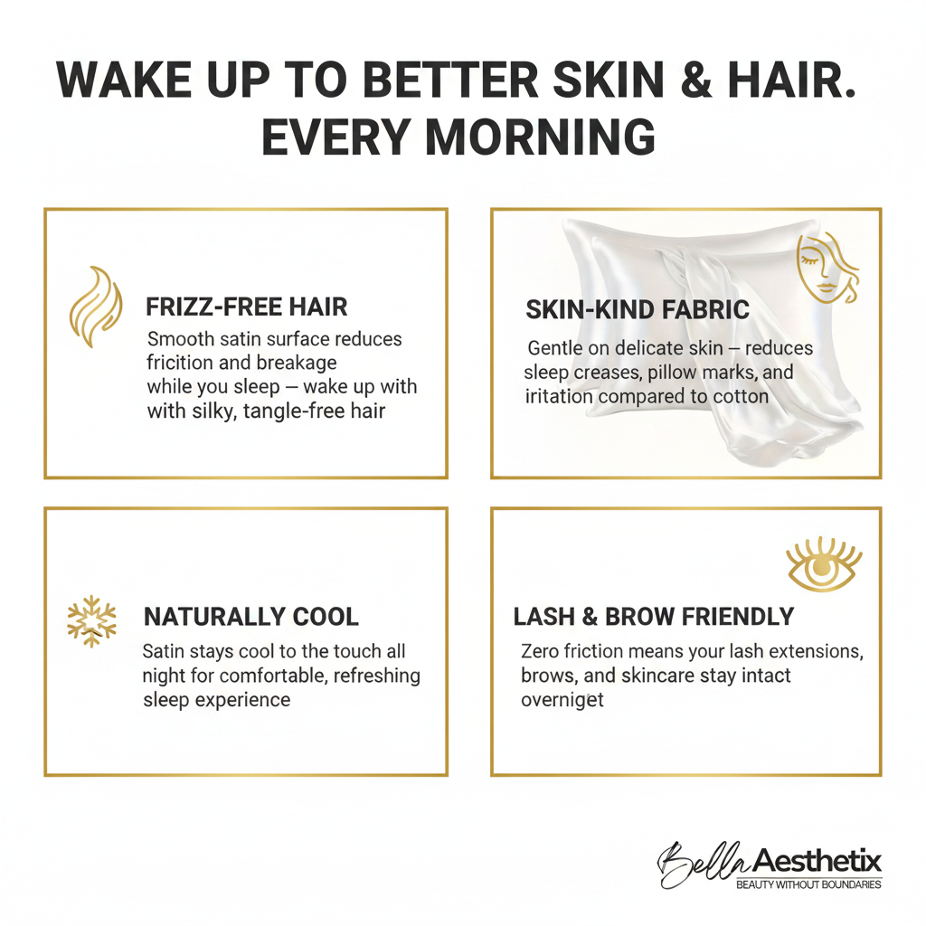 Satin pillowcase benefits