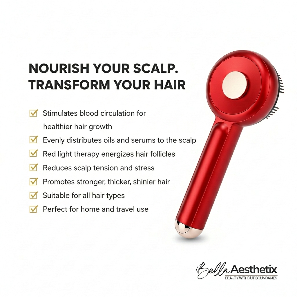 Bella Aesthetix™ LumiRoot | Red Light Scalp Therapy for Stronger, Fuller Hair