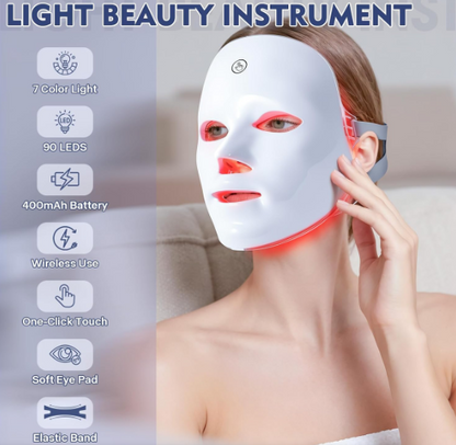 Bella Aesthetix™ LumiGlow | Salon-Grade LED Facial Mask