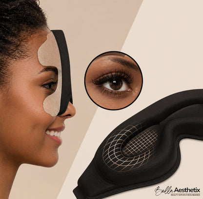 Bella Aesthetix™ LashVeil | Zero-Pressure Sleep Mask for Extensions & Lashes